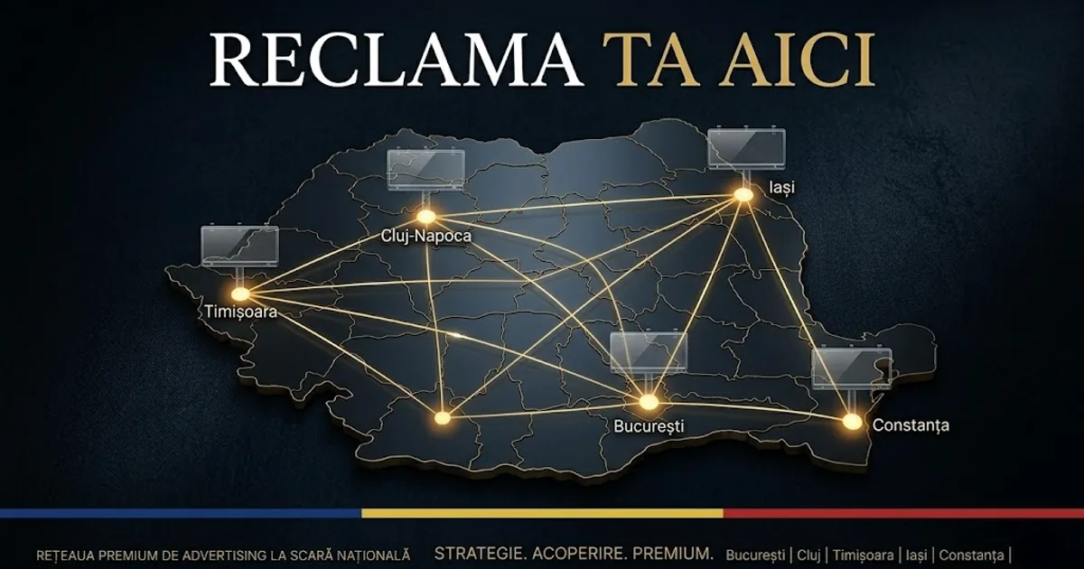 Analiza bugete campanii OOH nationale Romania 2026 - intervale de pret pe orase si formate