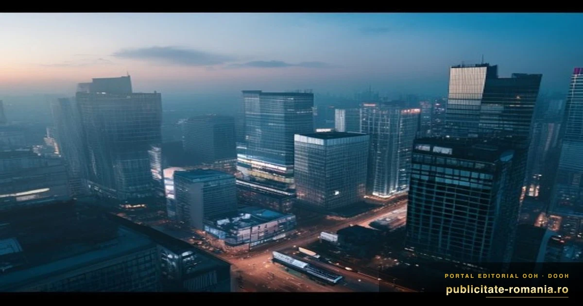 Panouri publicitare sector 1 Bucuresti tarife si zone premium 2026 - imagine ilustrativa cinematica